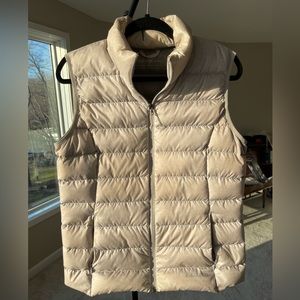 Eddie Bauer Light Gray CirrusLite Down Vest Large